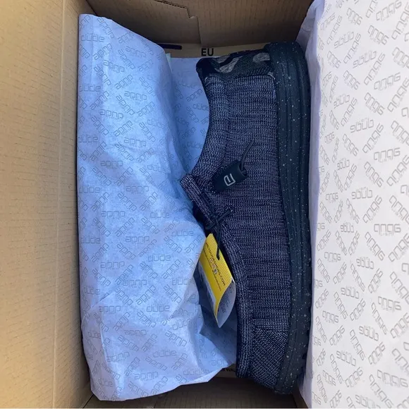 Hey Dude Men's Wally Midnight Bunker Comfortable Lightweight Shoes 7-12 New