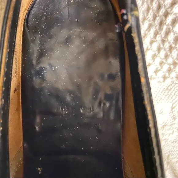 𝅺high quality leather Oxford shoes. Impeccable style, long lasting. Vintage 60s.