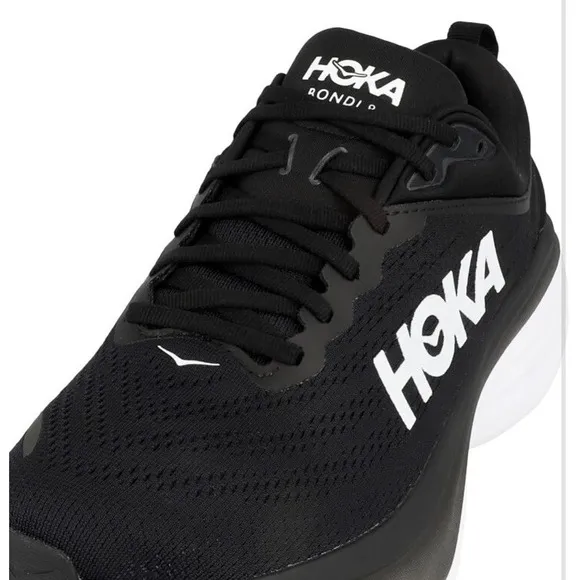 Hoka Bondi 8 Black White Men's Shoe Size 11D Brand New 100% Authentic!