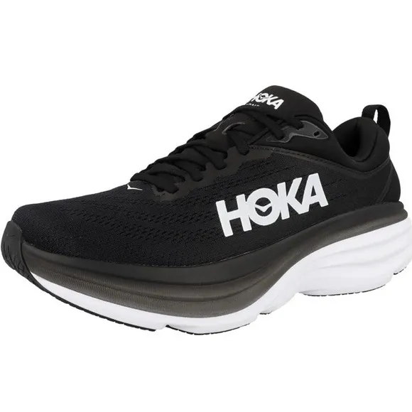 Hoka Bondi 8 Black White Men's Shoe Size 11D Brand New 100% Authentic!