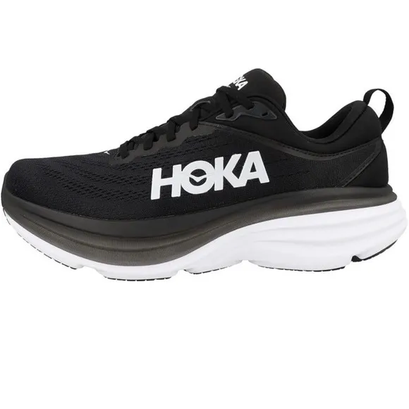 Hoka Bondi 8 Black White Men's Shoe Size 11D Brand New 100% Authentic!