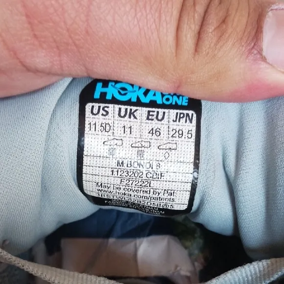 Hoka Bondi 8 Blue Athletic Shoes with Cushioned Support