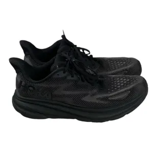 Hoka Clifton 9 All Black Men’s‎ Sz 12.5 D Running Shoes