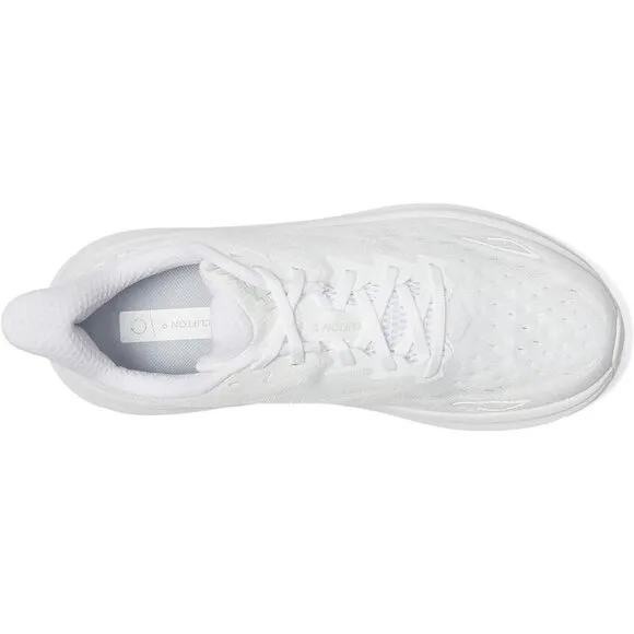 HOKA Clifton 9 Women’s Running Shoes – White – Size 8.5