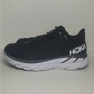 HOKA Clifton Women’s Black Running Shoes 10