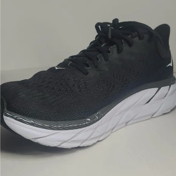 HOKA Clifton Women’s Black Running Shoes 10