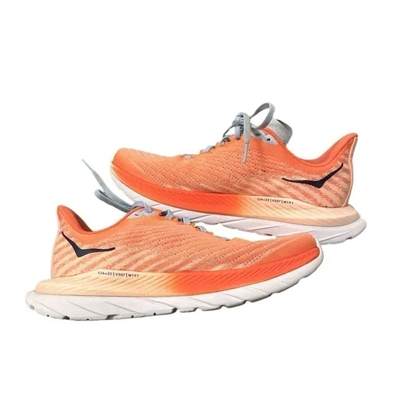 HOKA Mach 7 Women's Camellia Peach Running Shoes Size 7.5