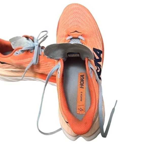 HOKA Mach 7 Women's Camellia Peach Running Shoes Size 7.5