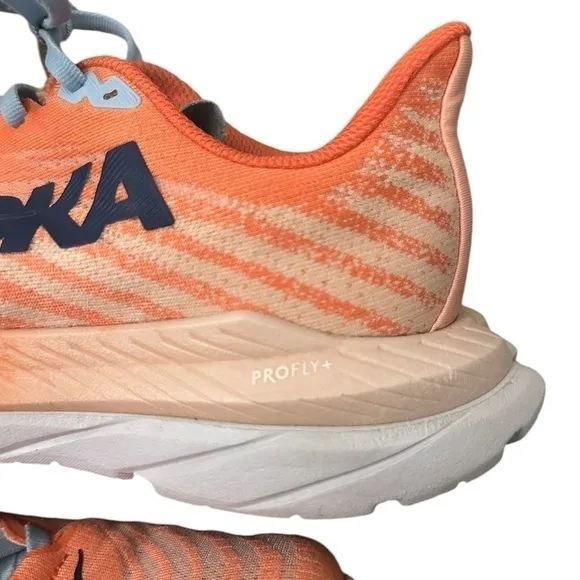 HOKA Mach 7 Women's Camellia Peach Running Shoes Size 7.5