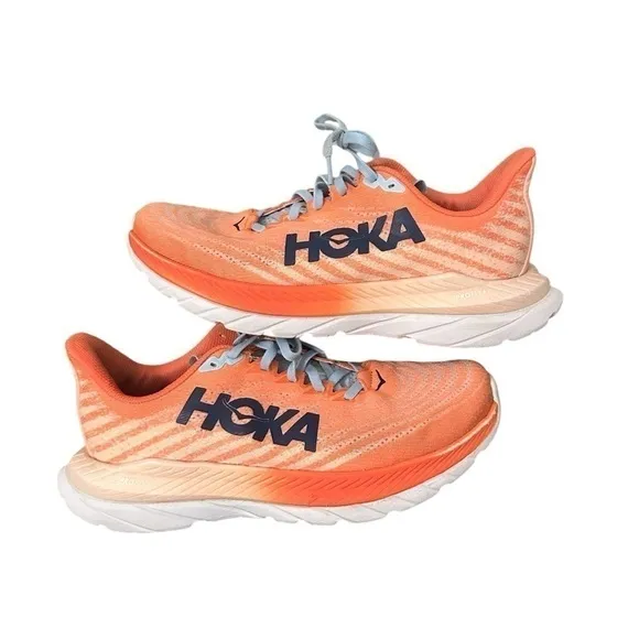HOKA Mach 7 Women's Camellia Peach Running Shoes Size 7.5