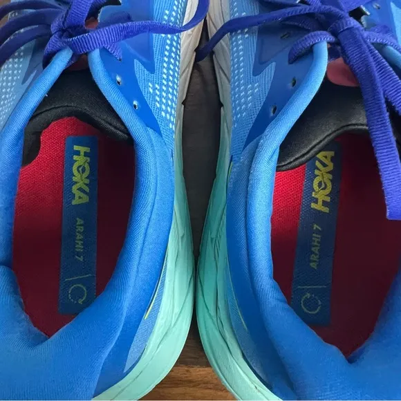 Hoka - Men’s Arahi 7 Running Shoes Sneakers Support  Blue  - Sz. 10.5 D