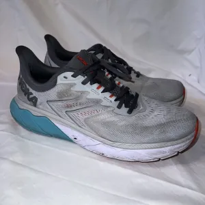 Hoka One One Arahi 5 Mens Running Shoes Size 9.5D (Medium) Harbor Mist Aquarelle