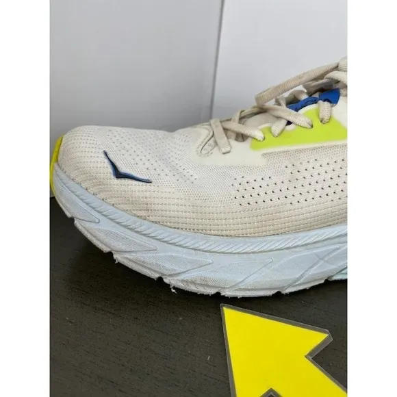 Hoka One One Arahi 7 Running Shoes Men Size 9.5D White 114850 BVR Fair