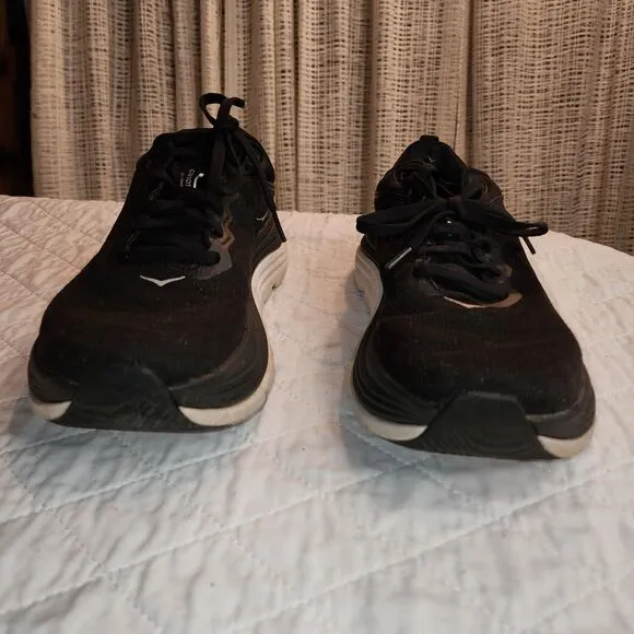 Hoka One One Gaviota 5 Running Shoes Black Sneaker 1134235 Women's 8 B Comfort