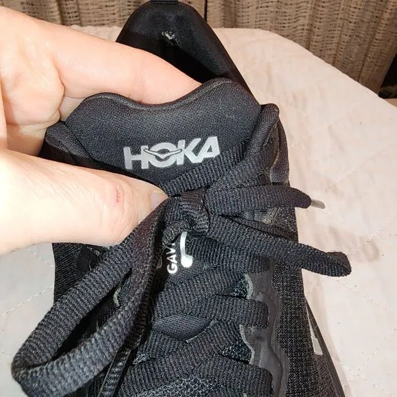 Hoka One One Gaviota 5 Running Shoes Black Sneaker 1134235 Women's 8 B Comfort