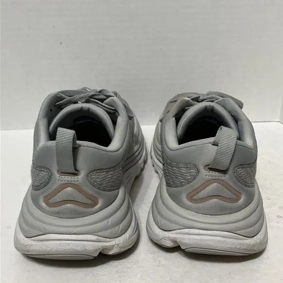 Hoka One One Gaviota 5 Womens 8 Wide Shoes Gray Running Sneaker 1134270 HMRG