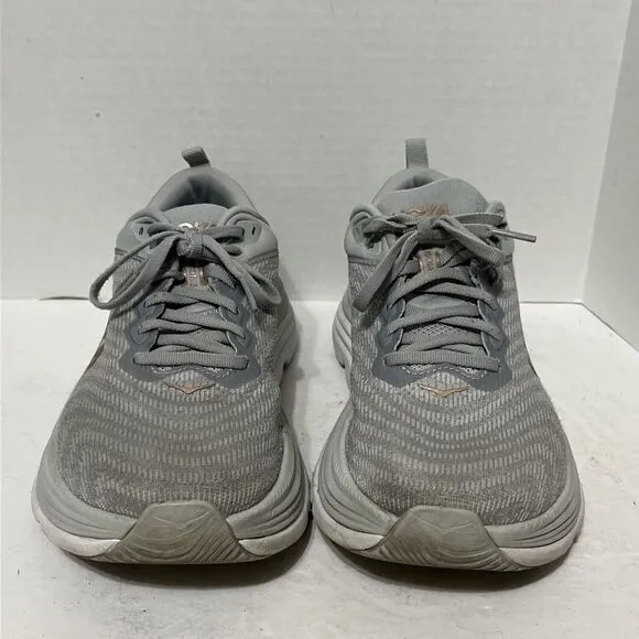 Hoka One One Gaviota 5 Womens 8 Wide Shoes Gray Running Sneaker 1134270 HMRG