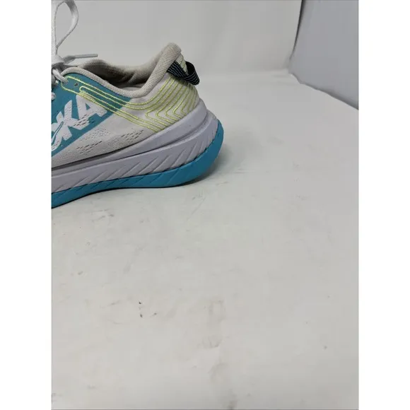 Hoka One One Men's ProFly X Iron Man Size 8.5 Excellent Condition Blue White