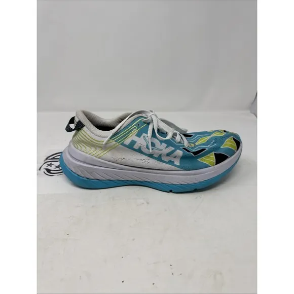 Hoka One One Men's ProFly X Iron Man Size 8.5 Excellent Condition Blue White