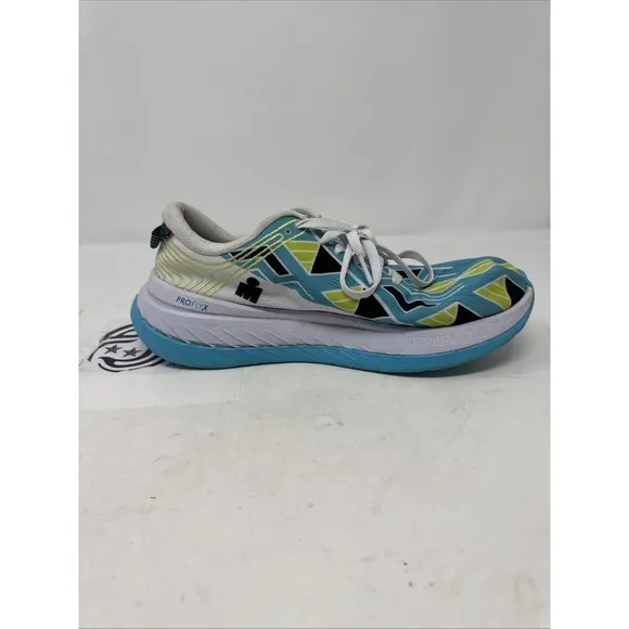 Hoka One One Men's ProFly X Iron Man Size 8.5 Excellent Condition Blue White