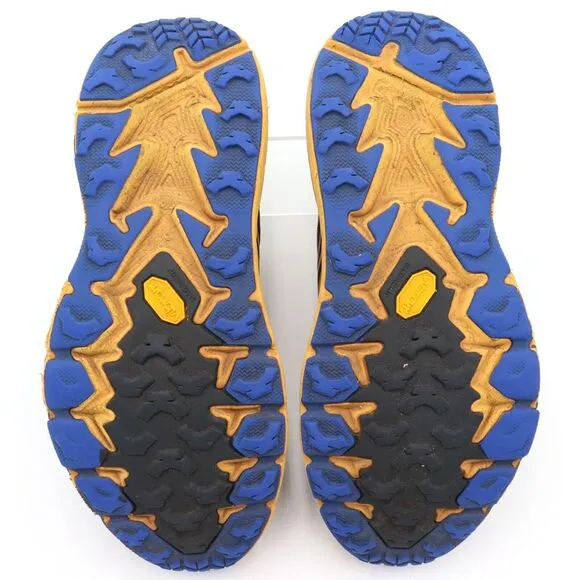 Hoka One One Speedgoat 4‎ Mens 9.5 US Gray Gold TrailRunning Shoes 1106525 CGYW