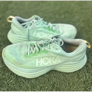Hoka One One Women's BONDI 8 Lime Glow Lemonade 1127952 LMG Sz 9 or 9B