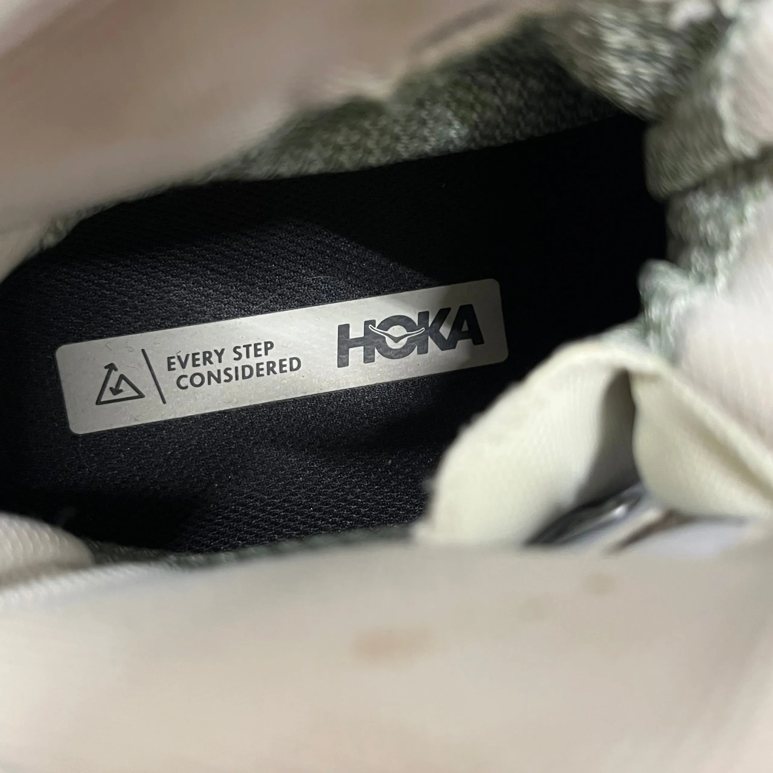 HOKA ONE ONE/Trekking Boots/US 8/Nylon/CRM/Vibram One One