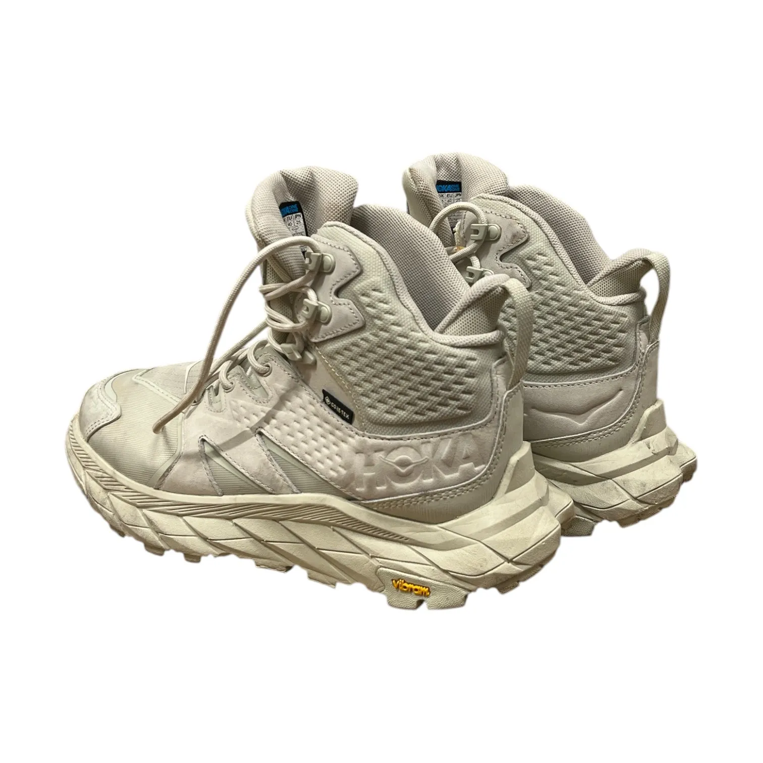 HOKA ONE ONE/Trekking Boots/US 8/Nylon/CRM/Vibram One One