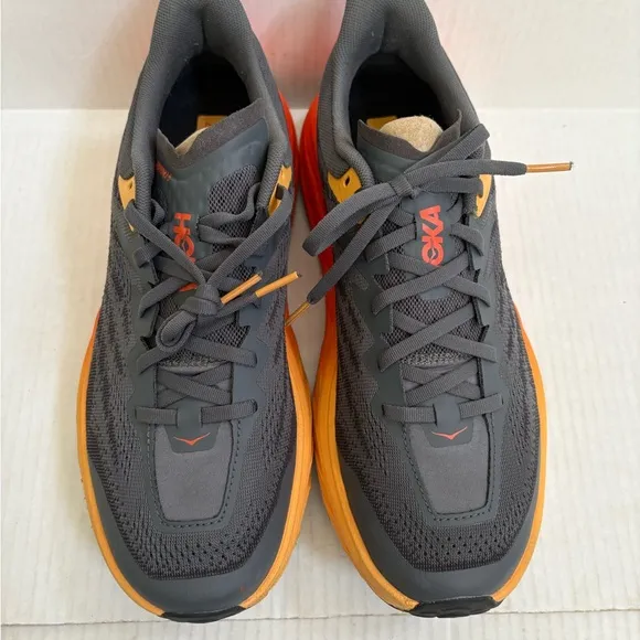 HOKA Speedgoat 5  Men's Running Shoes - Black and Orange