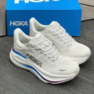 HOKA Women's Bondi 9 Running Shoes Ash Grey/White Size 9 New With Tag