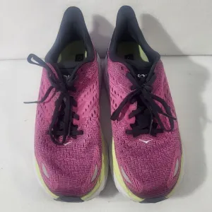 Hoka Women's Running Shoes Clifton 8 - Size: 9B Magenta Tennis Shoes