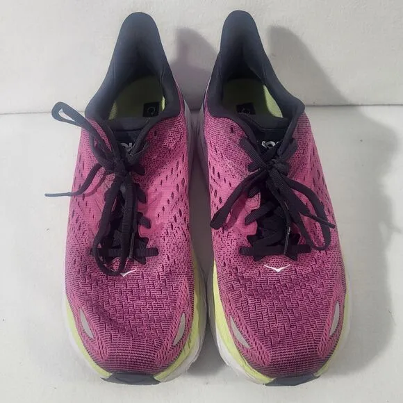 Hoka Women's Running Shoes Clifton 8 - Size: 9B Magenta Tennis Shoes