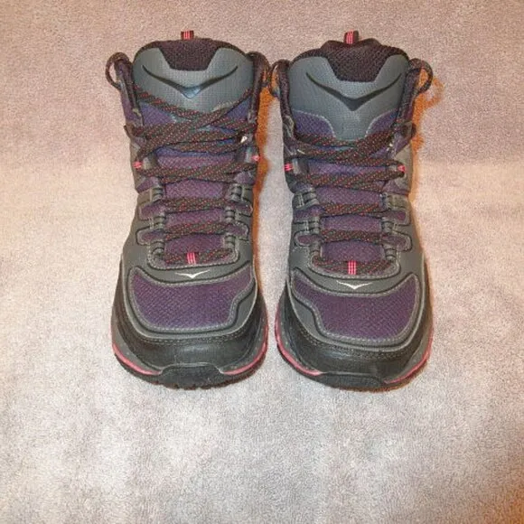 Hoka Women's Tor Tech Mid Trekking Shoes Size 9 Waterproof Ankle Boot Hiking