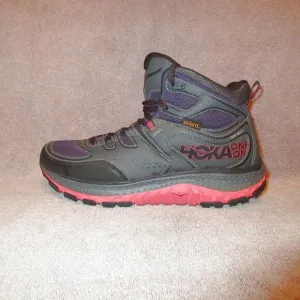 Hoka Women's Tor Tech Mid Trekking Shoes Size 9 Waterproof Ankle Boot Hiking