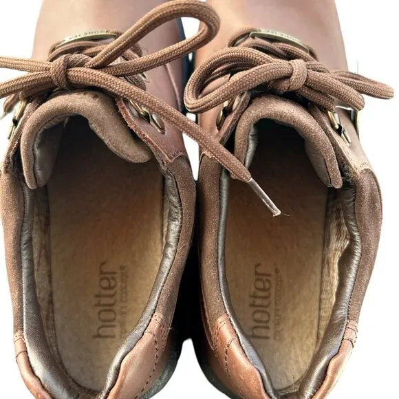 Hotter Ramble GTX Walking Shoes Size 7.5 New Gore-Tex Waterproof Brown: NWT