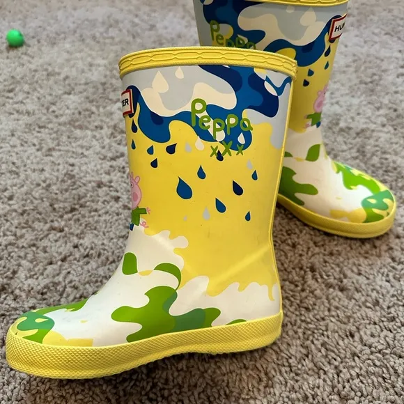 Hunter Shoes Hunter New Little Hunter X Peppa Pig Kids Camo Rain Boots