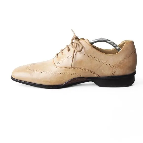 I-Travel by Rockport Upson Wingtip Derby Oxfords Sand Beige APM4258X Men's 11/45