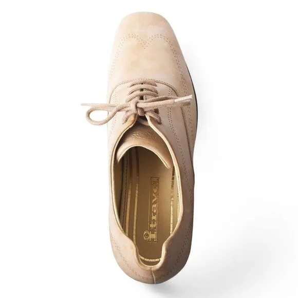 I-Travel by Rockport Upson Wingtip Derby Oxfords Sand Beige APM4258X Men's 11/45