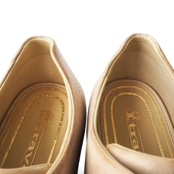 I-Travel by Rockport Upson Wingtip Derby Oxfords Sand Beige APM4258X Men's 11/45