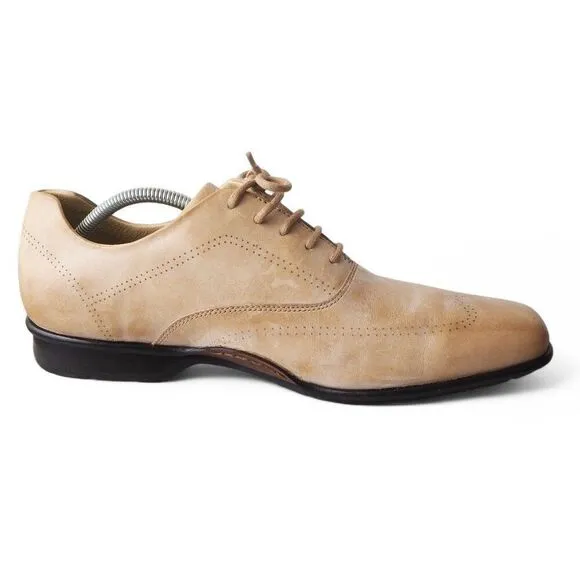 I-Travel by Rockport Upson Wingtip Derby Oxfords Sand Beige APM4258X Men's 11/45
