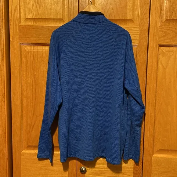 Icebreaker Merino wool blend full zip Men's Blue Jacket sweatshirt size large
