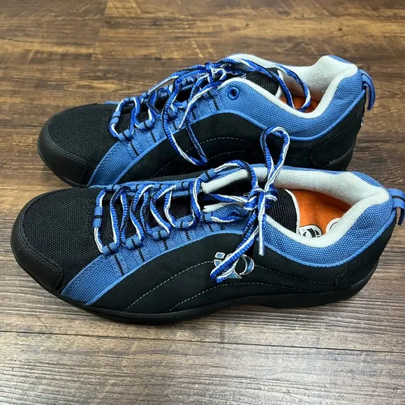 IQ Pearl Izumi Mens Cycling Biking Shoes No. 5042 Black Blue Size 7.5 EUR 40