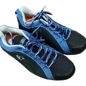 IQ Pearl Izumi Mens Cycling Biking Shoes No. 5042 Black Blue Size 7.5 EUR 40