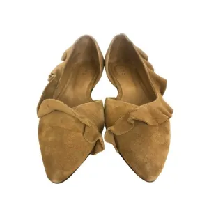 IRO Balvol Ballerina Shoes in Saffran 100% Goatskin SZ 40