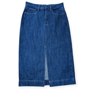J. Crew Denim Midi Skirt High Rise Jean Skirt Trendy Size 28