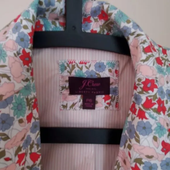 J. CREW Floral Blazer Size 6 Petite
