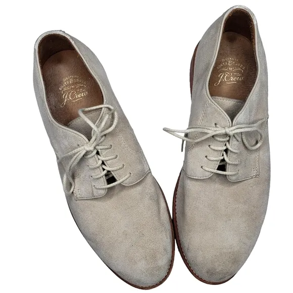 J. Crew | Mushroom Suede Genuine Leather Preppy Business Casual Shoes Men's 8