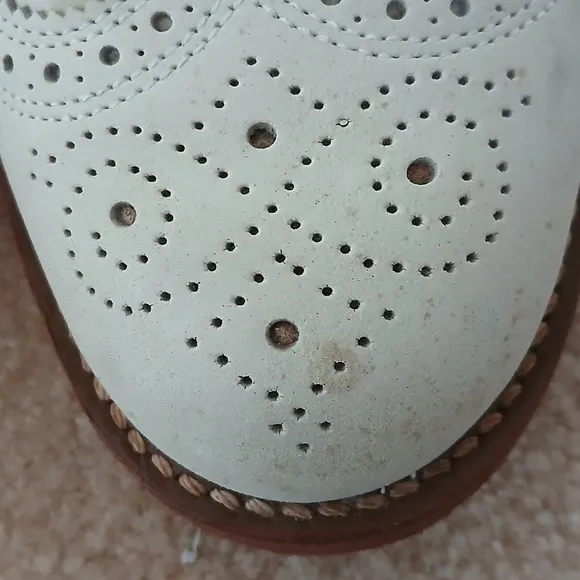 J. Crew SUPERIOR Wingtip Beige Suede Leather Mens Shoes Size 9M (FL)