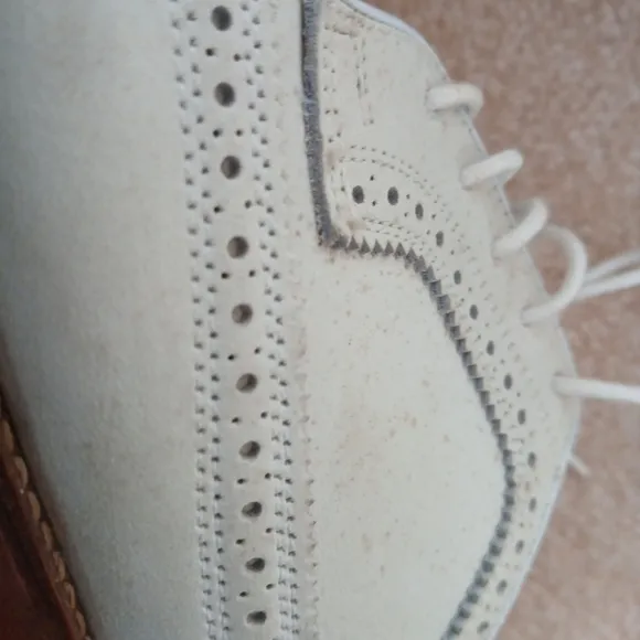 J. Crew SUPERIOR Wingtip Beige Suede Leather Mens Shoes Size 9M (FL)