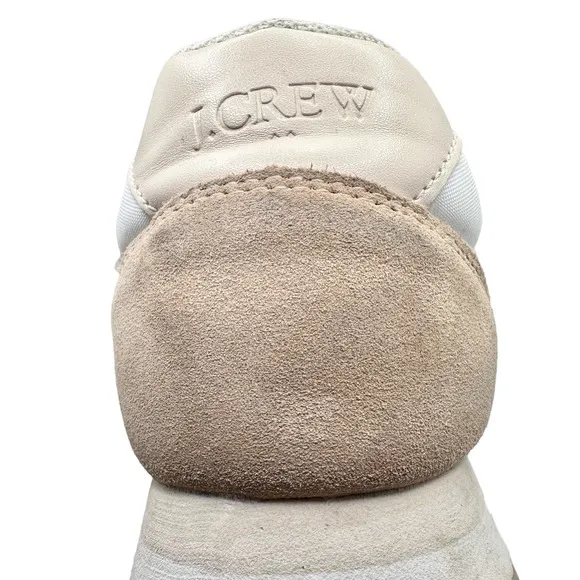 J. Crew | Women | Neutral Color Block Nylon Athletic Sneakers | Size 9